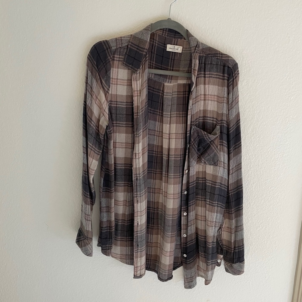 Threat & Supply plaid button down flannel